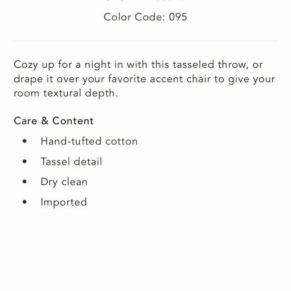 Anthropologie Richmond Flo Throw Blanket lNIO - Picture 2 of 4